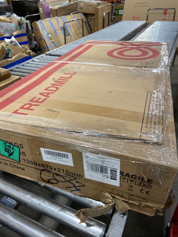 Photo 1 of Redliro Walking Treadmill for Seniors - Foldable Senior Treadmill with 0%-2% Incline, Long Handrails - 300 lbs Capacity Home Recovery Fitness Exercise Machine for Elder, Mute & Qucik Speed Button