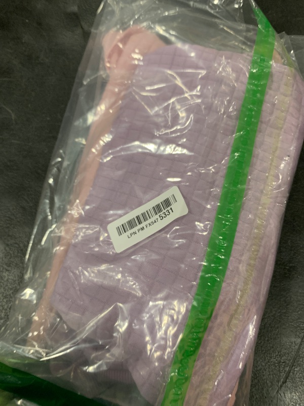 Photo 1 of 2 Pack Dog Hoodie Sweaters for Small Medium Dogs Warm Dog Clothes for Large Dogs Soft Waffle-Like Laminated Sweatshirt Bulldog (Pink+Purple, M/L (Back: 17",Chest: 24.5", Neck: 14.5"))