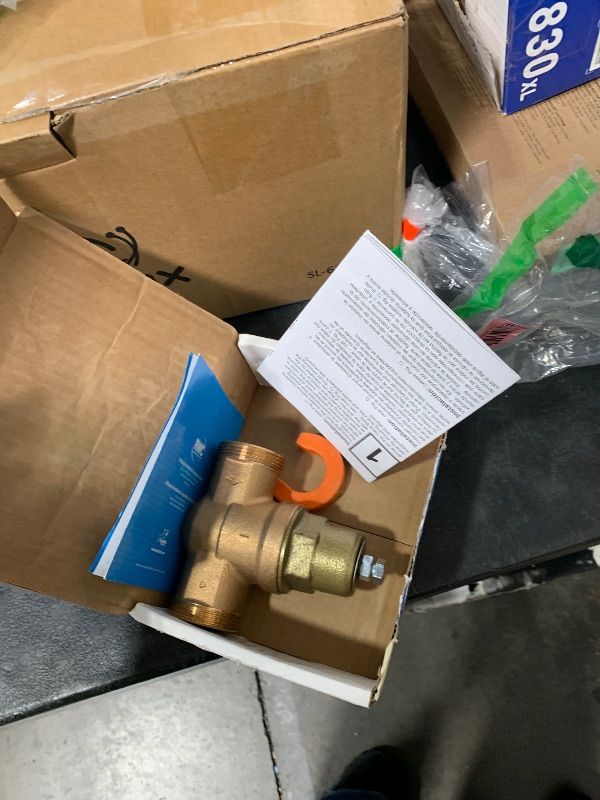 Photo 3 of Cash Acme EB45 Pressure Regulating Valve with Disconnect Clip, Double Union, 1 Inch Push to Connect, Metal Top, 60 PSI, Compatible with SharkBite, PVA20M-DUSB-60