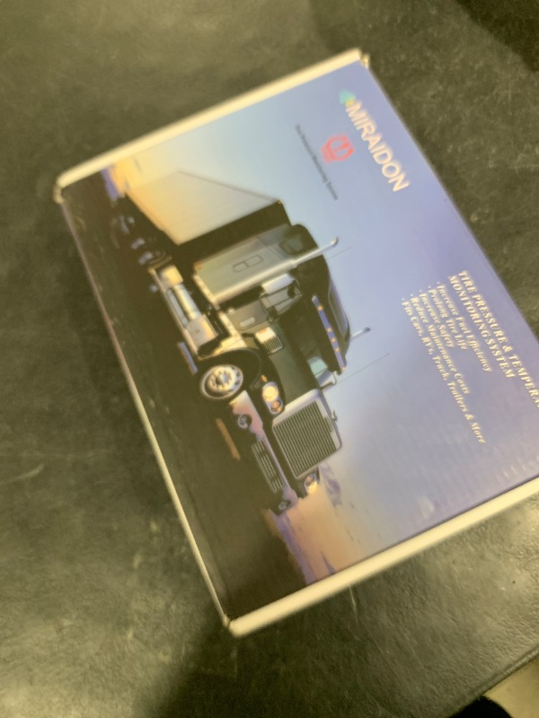 Photo 1 of MIRAIDON 4.3" Trailer Tire Pressure Monitoring System with 10 Sensors, RV TPMS with 5 Alert Modes, Solar Power Wireless TPMS, 80ft Sensing Distance Tire Pressure Monitor for Trailers, Heavy Trucks