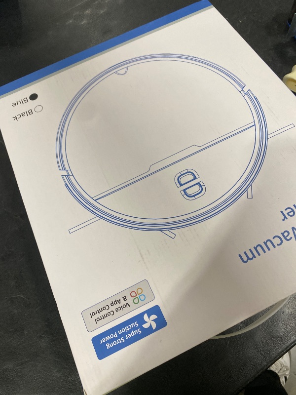 Photo 1 of Robot Vacuum and Mop Combo, 2 in 1 Robot Vacuum Cleaner with WiFi/App, Smart Robotic Vacuums with Strong Suction, Schedule, Self-Charging, Slim, Quiet, Ideal for Hard Floor, Pet Hair, Low Pile Carpet