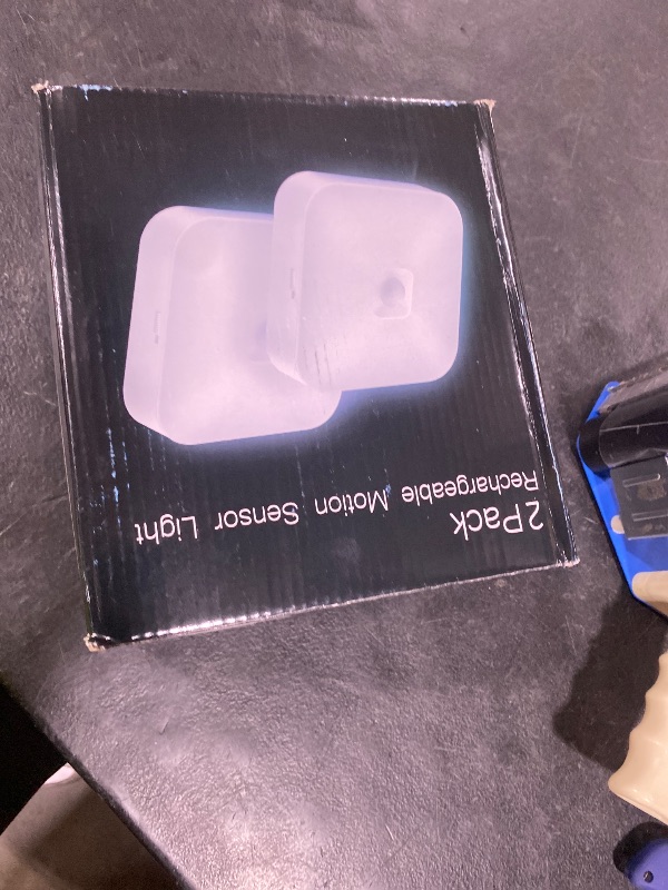 Photo 1 of Rechargeable Motion Sensor Ceiling Light, Rechargeable Battery Operated Closet Light Wireless, 500LM Wireless Motion Activated Light for Shower Stairs Hallway Pantry Porch Garage, 5000K 2 Pack