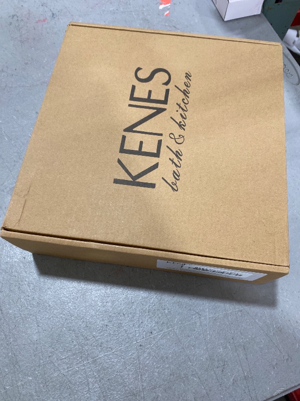 Photo 1 of KENES Matte Black Single Handle Bathroom Sink Faucet, Stainless Steel Vanity Faucet for Bathroom Sink, with Pop Up Drain Stopper & Water Supply Hoses LJ-9031-2