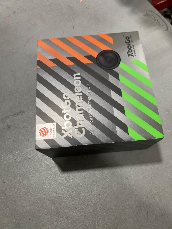 Photo 1 of XbotGo Chameleon AI Auto Sports Action Camera - 4K 60FPS Soccer Camera and Basketball Tracking Camera for Team Sports, Live Streaming, No Subscription, Works with iOS & Android (Lemon Green)