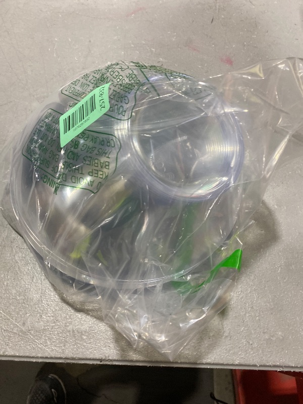 Photo 1 of bUCLA 54 OZ Clear Plastic Serving Bowls (12 Pack) - Angled Serving Bowls Disposable for Chip&Candy - Party Table Salad and Fruit