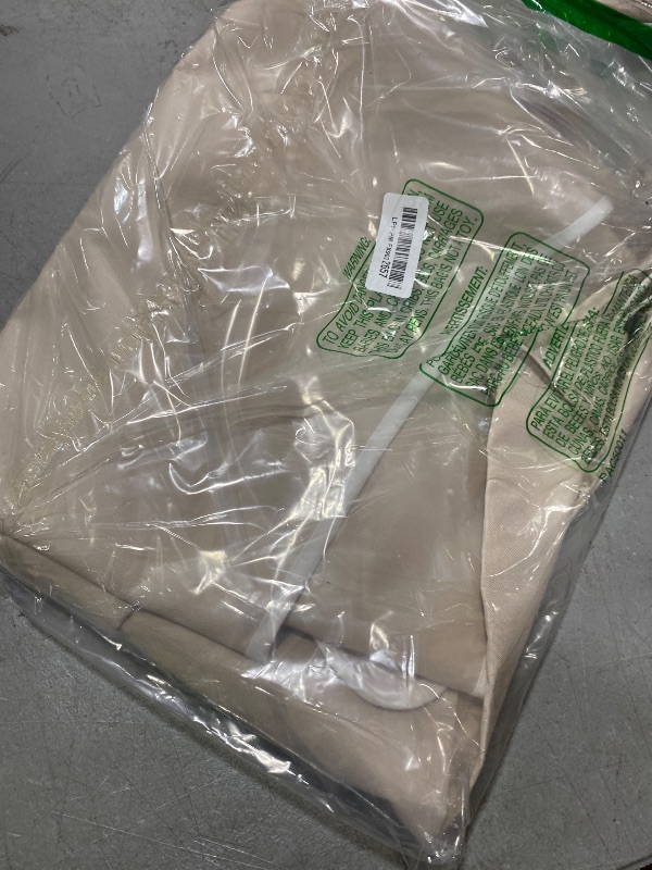 Photo 1 of Outdoor Hanging Lounge Chair Replacement Cushion Cover and Umbrella Fabric, Suitable for Curved Chaise Lounge Swinging Hammock Chair Pads, Waterproof Soft Fabric (Cushion Not Included) , Khaki