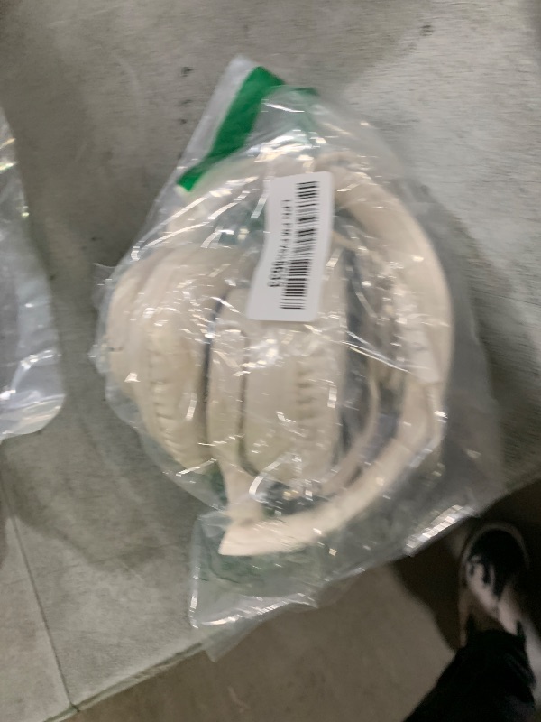 Photo 1 of Botesty Sound Headphones Wired with Microphone, Over Ear Foldable 3.5mm Plug in Headphones Corded with 4.9ft Tangle-Free Nylon Cord for Tablet, Laptop, MP3/4, School, Airplane Travel (Beige)