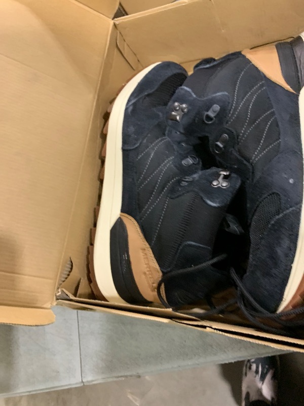 Photo 1 of Merrell Men's Alpine 83 Sneaker Recraft Mid Waterproof Boot, Black, 11.5