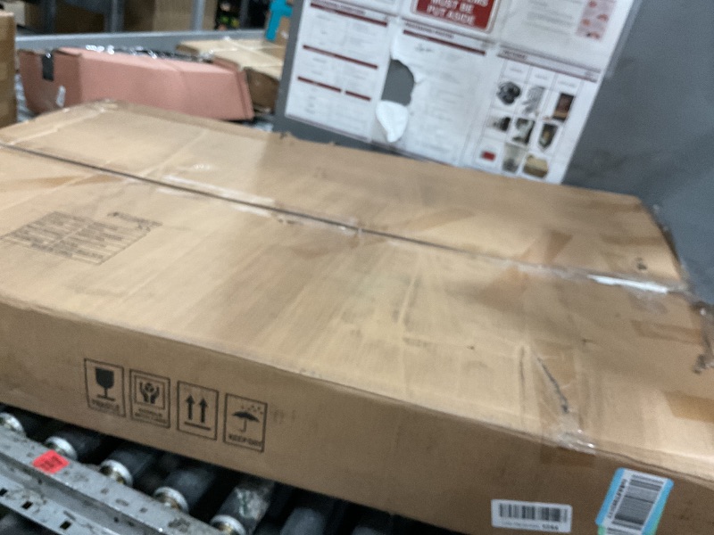 Photo 1 of ***MISSING PARTS***FAMIDGE Coffee Table, 31.5" Round Black Coffee Table for Living Room, Center Tables for Family & Office Use, Circle Coffee Tables Round, Large Black (31.5" D x 17.7" H)