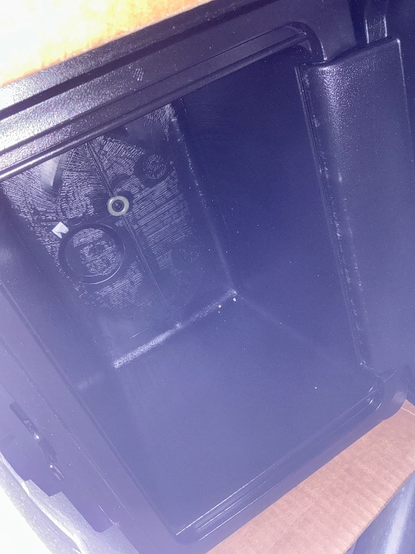 Photo 1 of ***MISSING THE KEYS***
SentrySafe Black Fireproof Document Box with Key Lock, Safe Secures Files and Documents for Home or Office, 0.61 Cubic Feet, 13.6 x 15.3 x 12.1 inches, 1170