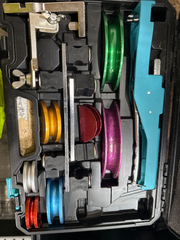 Photo 1 of **SEE NOTES***DURATECH Tube Bender Set, 1/4"-7/8" O.D. Ratcheting Pipe Bender with Pipe Cutter and Deburring Tool, 90° Forward/Reverse Pipes Bending Tools for HVAC Air Conditioning Refrigerator Repair