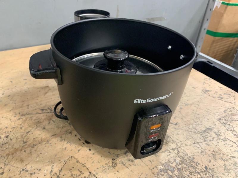 Photo 1 of ***SEE NOTES****Elite Gourmet ERC2001BX 10-Cup Electric Rice Cooker with 304 Surgical Grade Stainless Steel Inner Pot, Makes Soups, Stews, Porridges, Grains and Cereals
