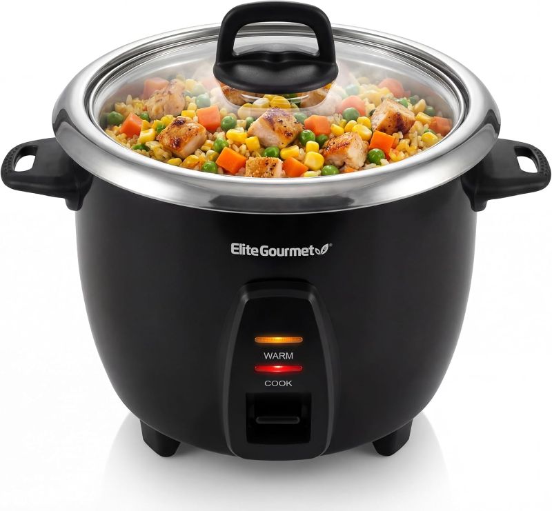 Photo 1 of ***SEE NOTES****Elite Gourmet ERC2001BX 10-Cup Electric Rice Cooker with 304 Surgical Grade Stainless Steel Inner Pot, Makes Soups, Stews, Porridges, Grains and Cereals
