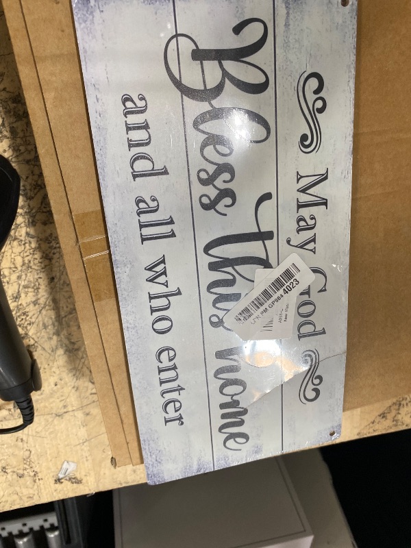 Photo 1 of **SEE NOTES***May God Bless This Home Decor Sign, Printed Wood Wall Art Sign, God Bless Sign, Home Signs Decor, Hanging Wood Sign Home Decor, Rustic Farmhouse Wood Sign Decor Wall Art, Christian Gifts 12x6 in