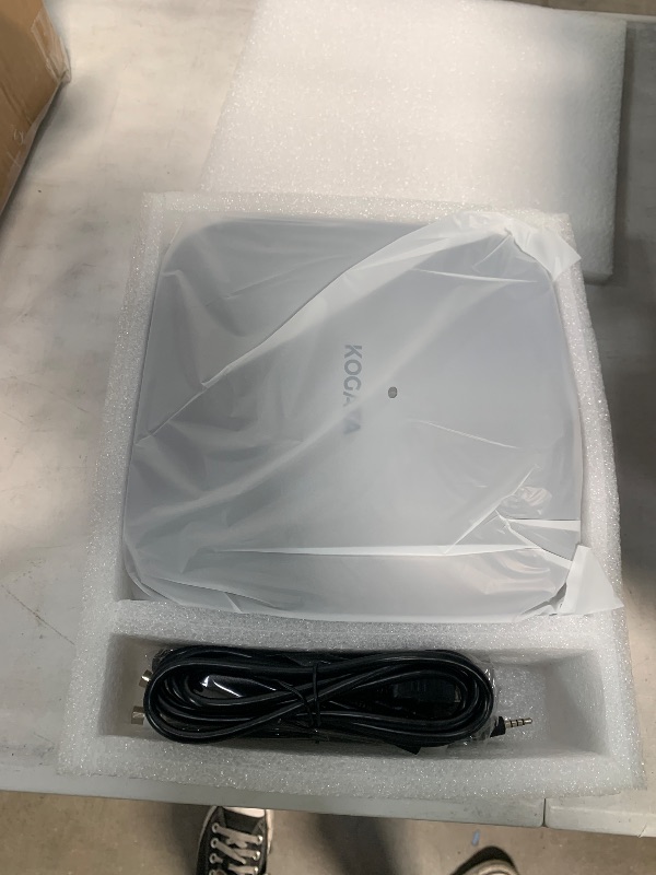 Photo 1 of [Short Throw/1200ANSI/Built in Apps] Projector 4K with WiFi and Bluetooth, TOF Auto Focus Keystone Smart Projector for Dolby Audio Home Theater Movie, Kogata Outdoor Projector Portable Ceiling