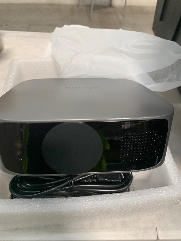 Photo 1 of [Short Throw/1200ANSI/Built in Apps] Projector 4K with WiFi and Bluetooth, TOF Auto Focus Keystone Smart Projector for Dolby Audio Home Theater Movie, Kogata Outdoor Projector Portable Ceiling