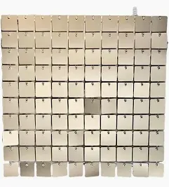 Photo 1 of (used) missing 5pc* COKAOBE Light Gold Shimmer Wall Backdrop n (Light Gold)