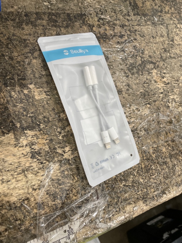 View 2 of [Apple MFi Certified] 2 Pack Lightning to 3.5 mm Headphone Jack Adapter, iPhone Aux Adapter Converter Dongle Audio Cable Compatible with iPhone 14 13 12 11 X XS 8 7