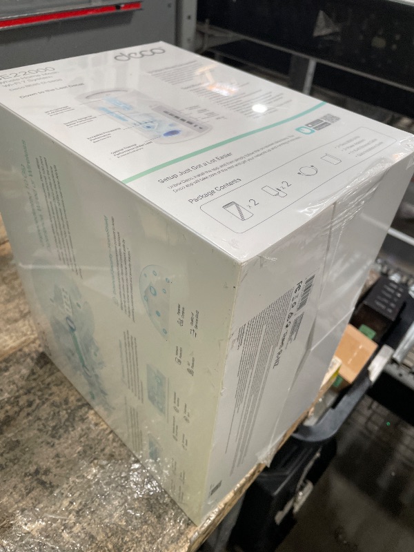 Photo 1 of ****UNOPENED****
TP-Link Deco 7 Elite BE85 Tri-Band WiFi 7 BE22000 Whole Home Mesh System - 12-Stream 22 Gbps, 2X 10G + 2X 2.5G Ports, Wired Backhaul, 8X High-Gain Antennas, VPN, AI-Roaming, HomeShield (2-Pack)