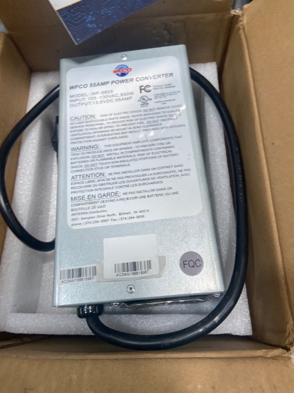 Photo 1 of ???? ??????? WF-9855 55 Amp Power Converter, Rv Power Converter, WF-9855-AD, Replace for RV Trailer Camper 9800 Series, WF-9855-AD, 55 Amp Power Converter for Rv, 5 Years Warranty