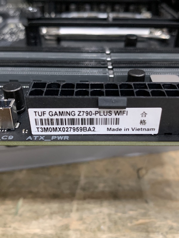 View 5 of **PARTS ONLY** ASUS TUF Gaming Z790-Plus WiFi LGA 1700(Intel 14th,12th &13th Gen) ATX Gaming Motherboard(PCIe 5.0,DDR5,4xM.2 Slots,16+1 DrMOS,WiFi 6,2.5Gb LAN,Front USB 3.2 Gen 2 Type-C,Thunderbolt 4(USB4),Aura RGB)