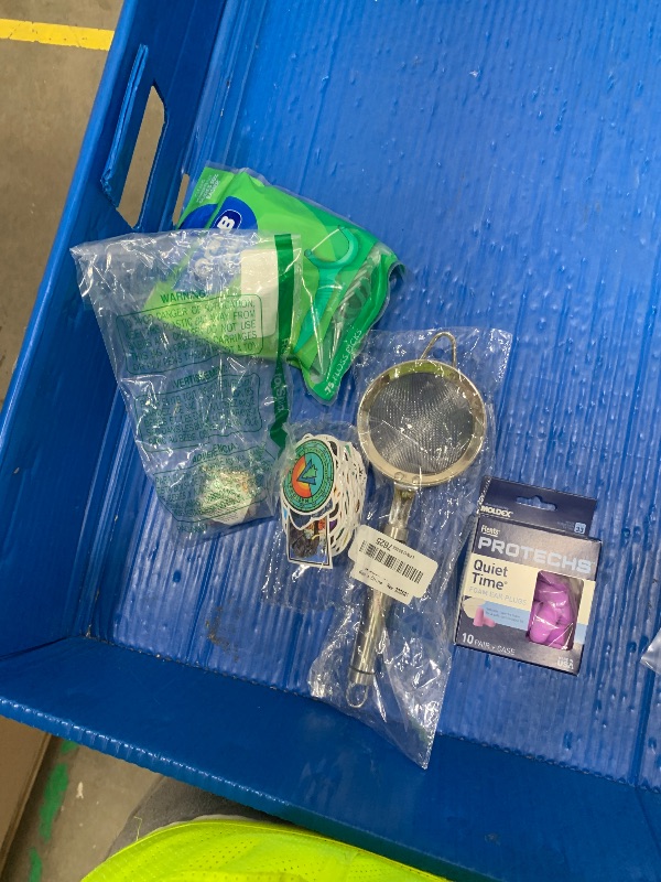 Photo 1 of  Oral b floss picks, mesh strainer, foam ear plugs, ETC