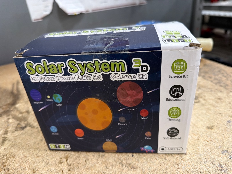 Photo 1 of ****MISSING 4 PIECES *** Mini Foam Plants Balls Toy, 6 PCS Solar System Stress Balls for Kids Adults, Squeeze Global for Stress Relief, Science Kit Gift for Early Learning, Classroom Prize for Boys Girls (with Flash Cards)
