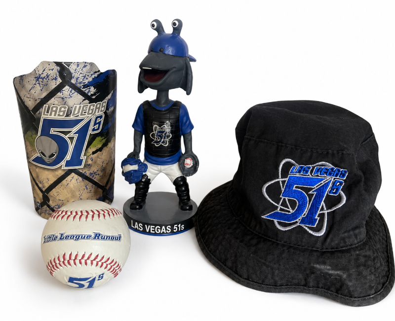 Photo 1 of LAS VEGAS 51 LITTLE LEAGUE CUP BALL HAT & COSMO