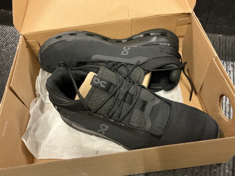View 2 of On Men's Cloudnova 2 Sneakers, All Black, 11.5 Medium US
