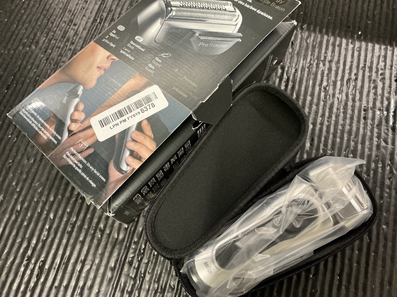 Photo 1 of Braun Series 8 Electric Razor for Men, with 4+1 Shaving Elements & Precision Long Hair Trimmer, Close & Gentle Even on Dense Beards, Wet & Dry Electric Razor with 60min Runtime, 8517s Galvano Silver