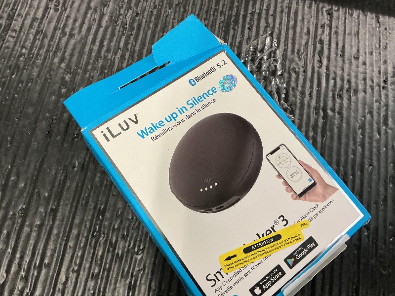 Photo 1 of iLuv SmartShaker 3, Wireless Bed Shaker for Hearing Impaired & Heavy Sleepers, 20 Alarms, Call & App Alerts, Bluetooth, Rechargable Battery, Auto DST, iOS & Android Compatible