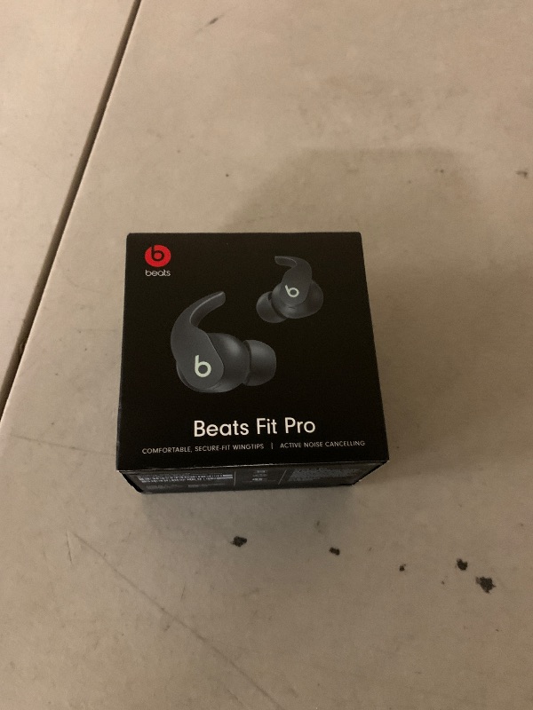 Photo 1 of Beats Fit Pro (1st Gen) - True Wireless Noise Cancelling Earbuds - Active Noise Cancelling - Sweat Resistant Earphones, Compatible with Apple & Android, Class 1 Bluetooth® - Sage Gray * SEALED*