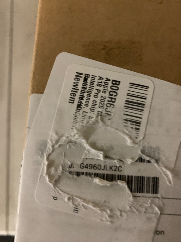 Photo 1 of Apple 2026 MacBook Neo 13-inch Laptop with A18 Pro chip: Built for AI and Apple Intelligence, Liquid Retina Display, 8GB Unified Memory, 512GB SSD Storage, 1080p FaceTime HD Camera, Touch ID; Indigo *Sealed*