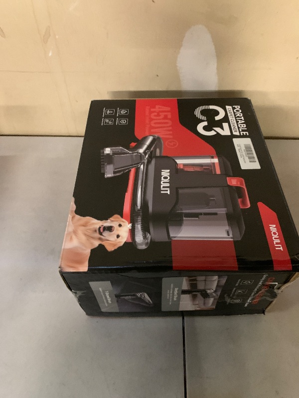 Photo 1 of Portable Carpet & Upholstery Spot Cleaner Machine, with Brushhead and Solution