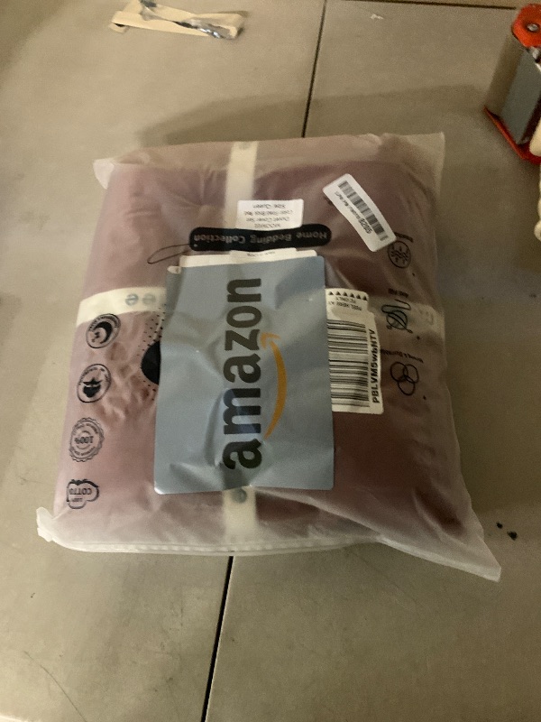 Photo 1 of MooMee Bedding Duvet Cover Set 100% Washed Cotton Linen Like Textured Breathable Durable Soft Comfy (Solid Fired Brick Red, Queen 90"x90")