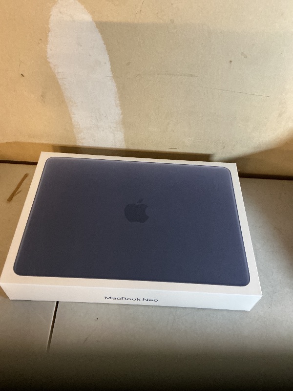 Photo 1 of Apple 2026 MacBook Neo 13-inch Laptop with A18 Pro chip: Built for AI and Apple Intelligence, Liquid Retina Display, 8GB Unified Memory, 512GB SSD Storage, 1080p FaceTime HD Camera, Touch ID; Indigo