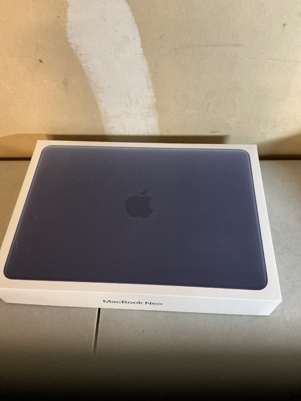 Photo 1 of Apple 2026 MacBook Neo 13-inch Laptop with A18 Pro chip: Built for AI and Apple Intelligence, Liquid Retina Display, 8GB Unified Memory, 256GB SSD Storage, 1080p FaceTime HD Camera; Indigo