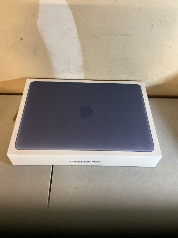 Photo 1 of Apple 2026 MacBook Neo 13-inch Laptop with A18 Pro chip: Built for AI and Apple Intelligence, Liquid Retina Display, 8GB Unified Memory, 512GB SSD Storage, 1080p FaceTime HD Camera, Touch ID; Indigo