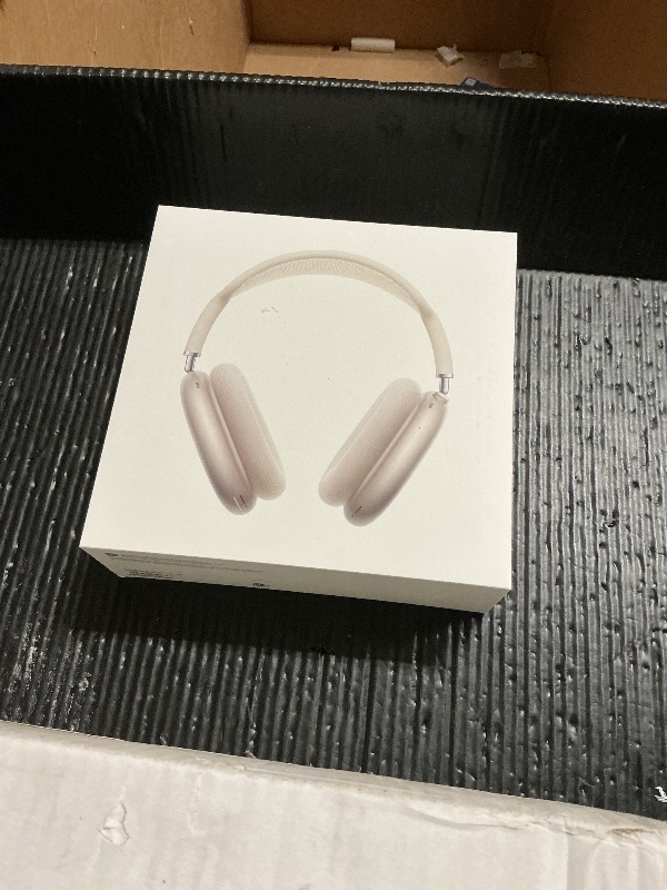 Photo 1 of Apple AirPods Max 2 Wireless Over-Ear Headphones, Active Noise Cancellation, Adaptive Audio, Personalized Spatial Audio, Live Translation, Bluetooth Headphones for iPhone – Starlight