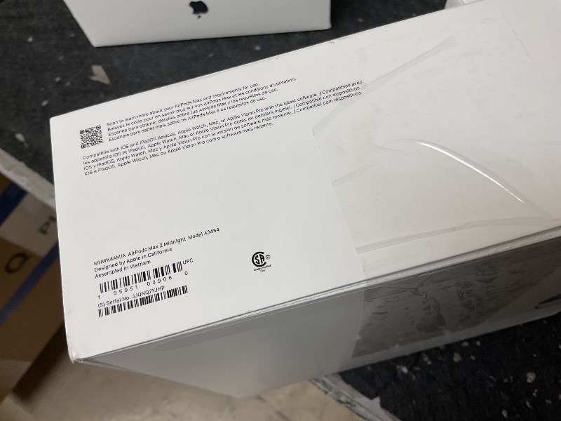 Photo 1 of Apple AirPods Max 2 Wireless Over-Ear Headphones, Active Noise Cancellation, Adaptive Audio, Personalized Spatial Audio, Live Translation, Bluetooth Headphones for iPhone – Midnight