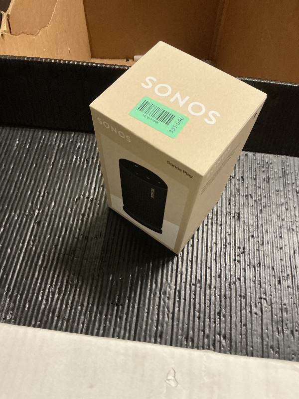 Photo 1 of Sonos Play - Portable Bluetooth Speaker with WiFi, Alexa, 24-Hour Battery Life, Charging Base - Black