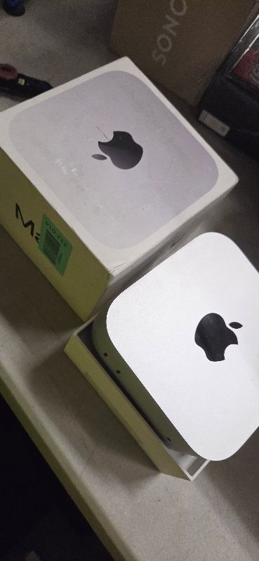 Photo 1 of Apple 2024 Mac mini Desktop Computer with M4 chip with 10?core CPU and 10?core GPU: Built for Apple Intelligence, 16GB Unified Memory, 256GB SSD Storage, Gigabit Ethernet. Works with iPhone/iPad