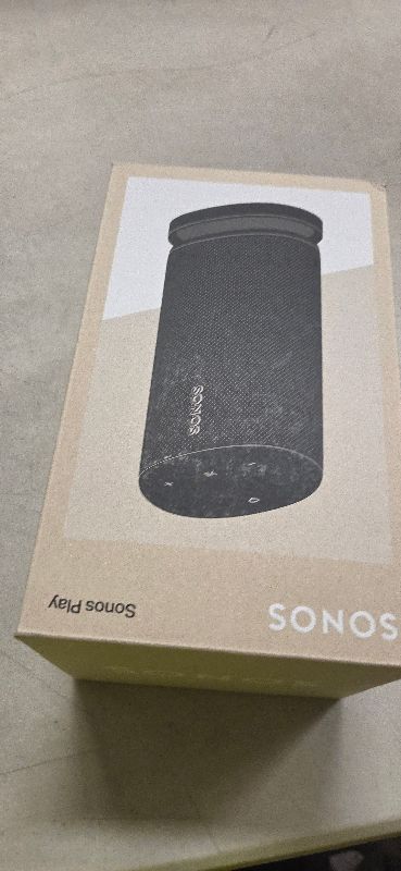Photo 1 of Sonos Play - Portable Bluetooth Speaker with WiFi, Alexa, 24-Hour Battery Life, Charging Base - Black