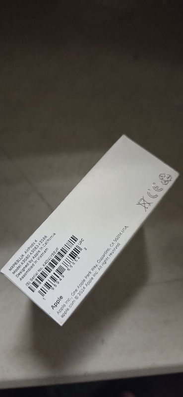 Photo 1 of Apple AirPods 4 Wireless Earbuds, Bluetooth Headphones, Personalized Spatial Audio, Sweat and Water Resistant, USB-C Charging Case, H2 Chip, Up to 30 Hours of Battery Life, Effortless Setup for iPhone
