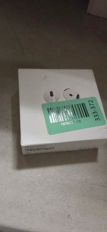 Photo 1 of Apple AirPods 4 Wireless Earbuds, Bluetooth Headphones, Personalized Spatial Audio, Sweat and Water Resistant, USB-C Charging Case, H2 Chip, Up to 30 Hours of Battery Life, Effortless Setup for iPhone