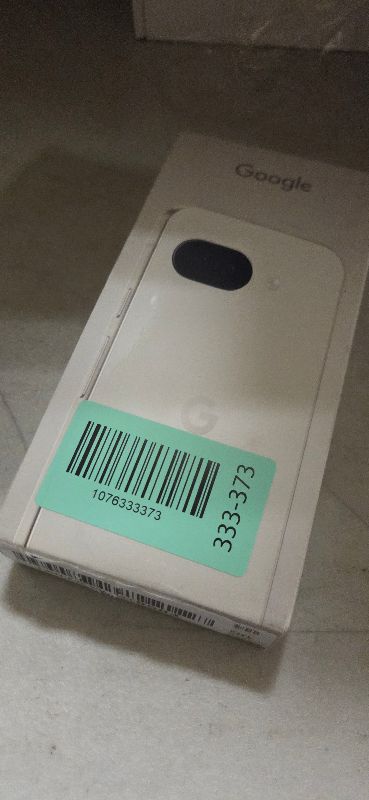 Photo 1 of Google Pixel 9a with Gemini - Unlocked Android Smartphone with Incredible Camera and AI Photo Editing, All-Day Battery, and Powerful Security - Porcelain - 128 GB