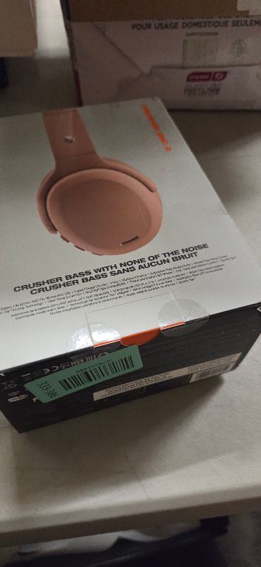 Photo 1 of Skullcandy Crusher ANC 2 Wireless Over-Ear Bluetooth Headphones with Multi-Sensory Bass, Active Noise Cancelling, Up to 60 Hours Battery, Microphone for iPhone Android - Primer