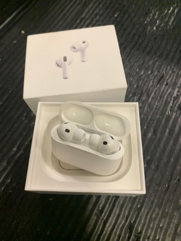Photo 1 of Apple AirPods Pro 3 Wireless Earbuds, Active Noise Cancellation, Live Translation, Heart Rate Sensing, Hearing Aid Feature, Bluetooth Headphones, Spatial Audio, High-Fidelity Sound, USB-C Charging