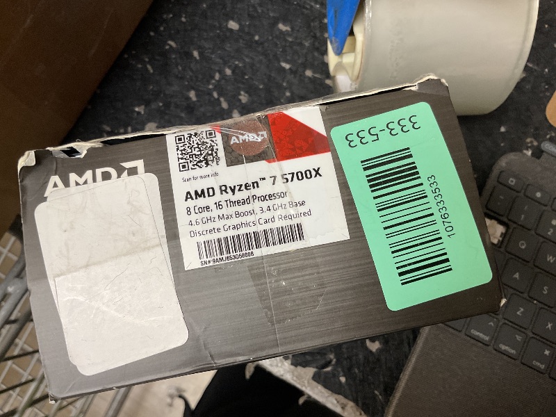 Photo 1 of AMD Ryzen 7 5700X 8-Core, 16-Thread Unlocked Desktop Processor
