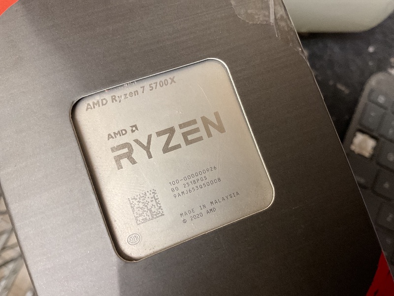 Photo 1 of AMD Ryzen 7 5700X 8-Core, 16-Thread Unlocked Desktop Processor